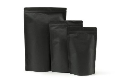 black stand up pouches with flavor valve Nordwerk Packaging Solutions